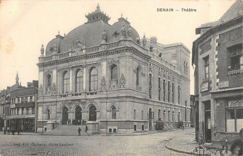 Carte postale ancienne Denain Theatre à Denain