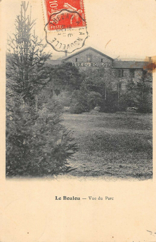 Carte postale ancienne Le Boulou Vue Du Parc au Boulou
