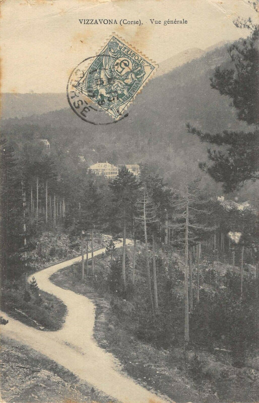 Carte postale ancienne 20 Corse Vizzavona Vue Generale
