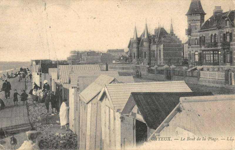 Carte postale ancienne Cayeux Le Bout De La Plage à Y