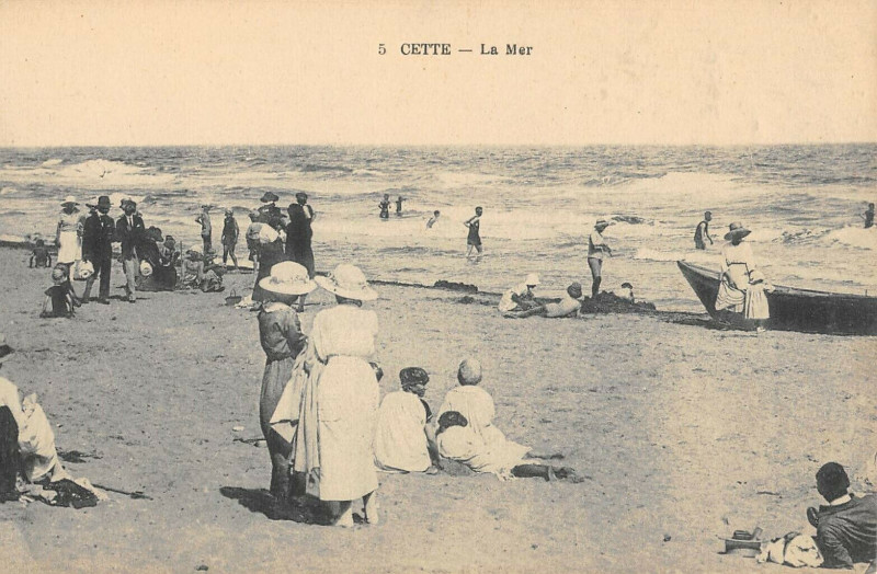 Carte postale ancienne Cette La Mer