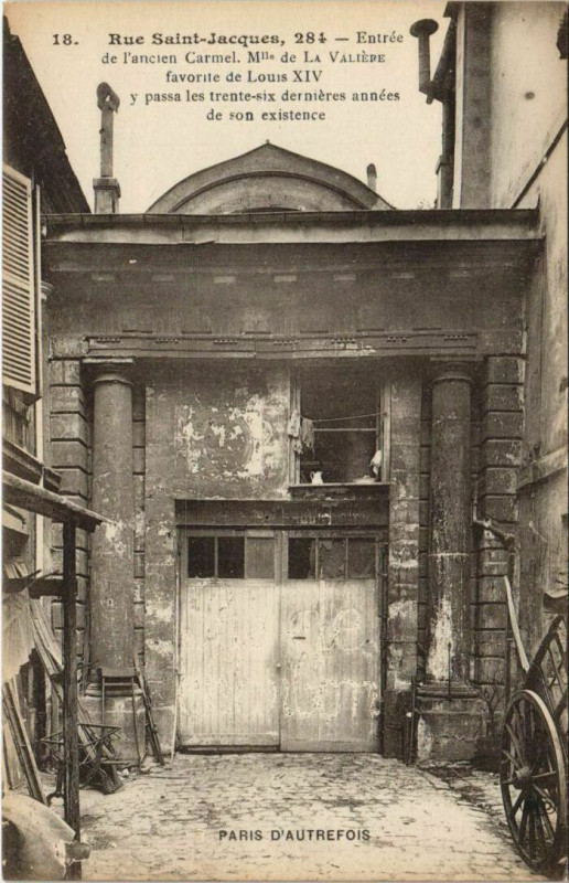 Carte postale ancienne Paris 5e 284, rue Saint-Jacques à Paris 5e
