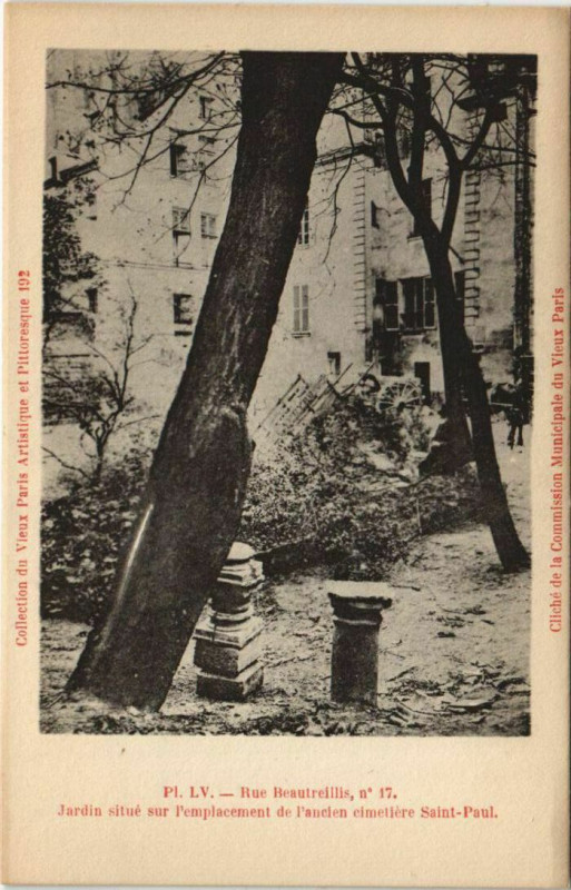 Carte postale ancienne Paris 4e 17, rue Beautreillis à Paris 4e