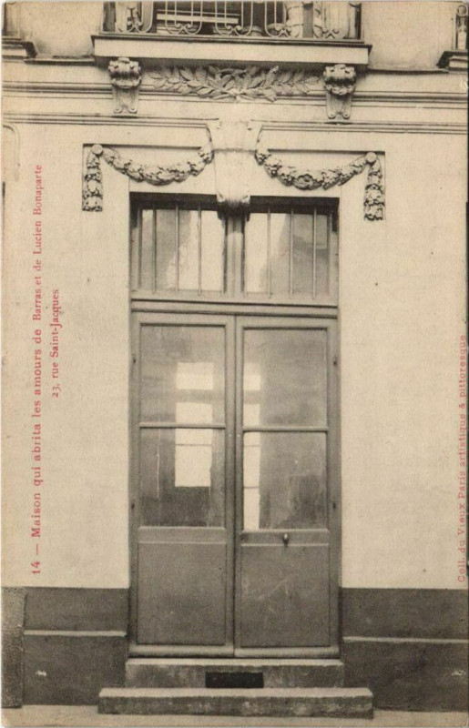 Carte postale ancienne Paris 5e 23, rue Saint-Jacques à Paris 5e