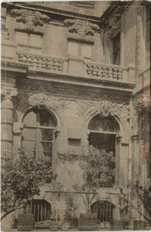 Carte postale ancienne Paris 4e Quai des Célestins hotel Massilon à Paris 4e