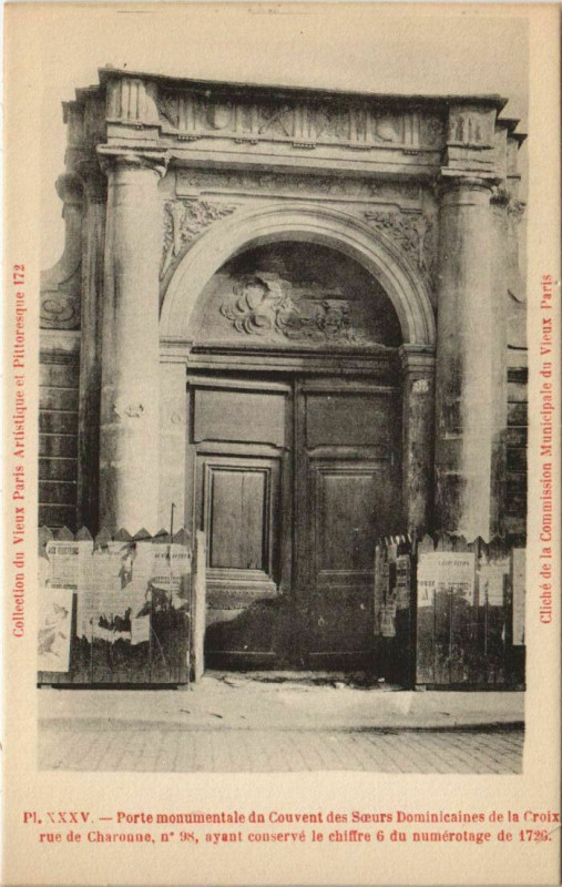 Carte postale ancienne Paris 11e 98, rue de Charonne à Paris 11e