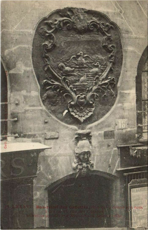 Carte postale ancienne Paris 6e 18, rue de Canettes à Paris 6e