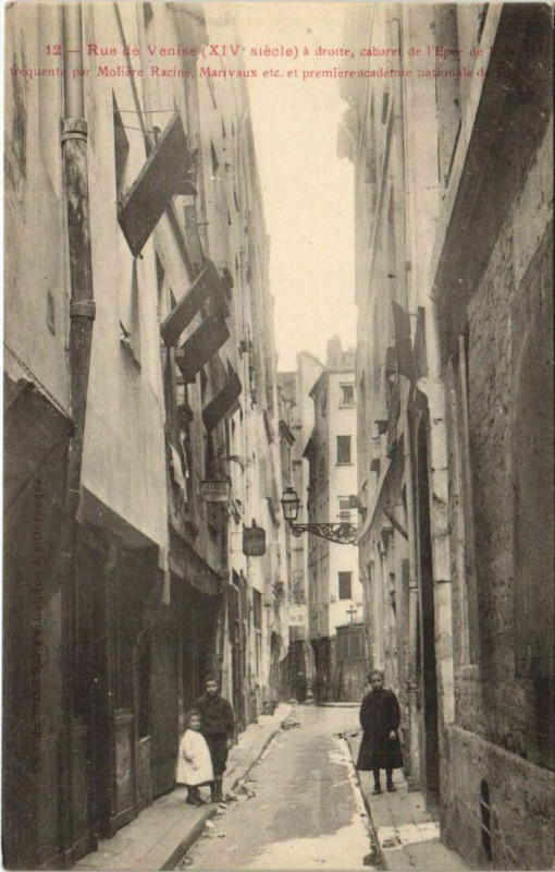 Carte postale ancienne Paris 4e Rue de Venise à Paris 4e
