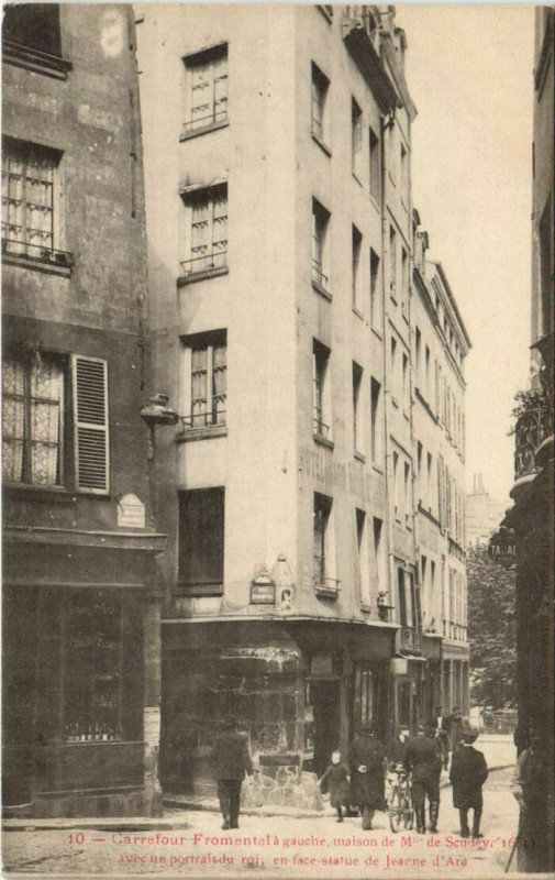 Carte postale ancienne Paris 5e Carrefour Fromentel à Paris 5e