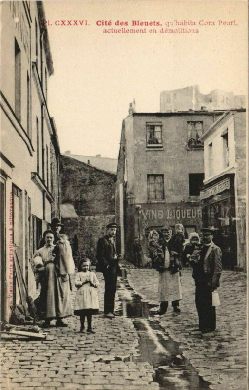 Carte postale ancienne Paris 11e Cité des Bluets à Paris 11e