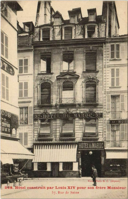 Carte postale ancienne Paris 6e 57, rue de Seine à Paris 6e