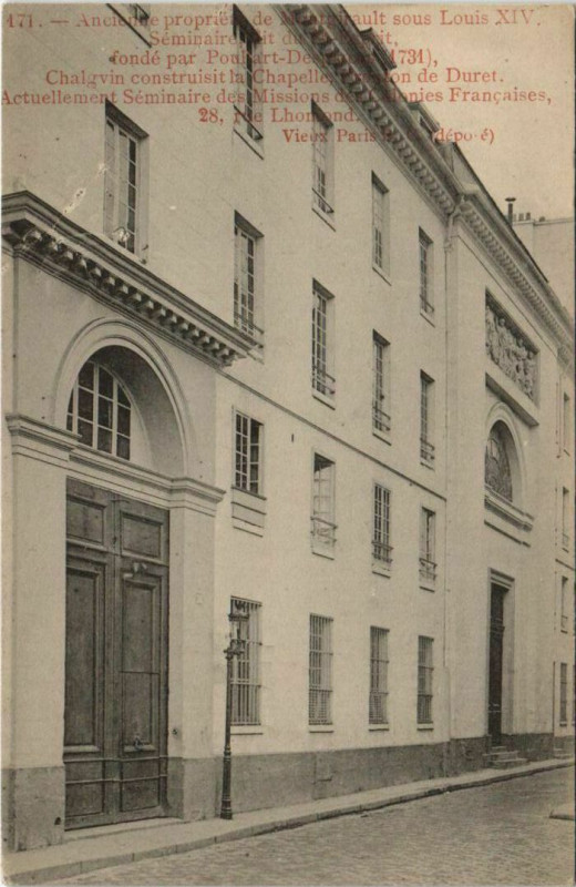 Carte postale ancienne Paris 5e 28, rue Lhomond à Paris 5e