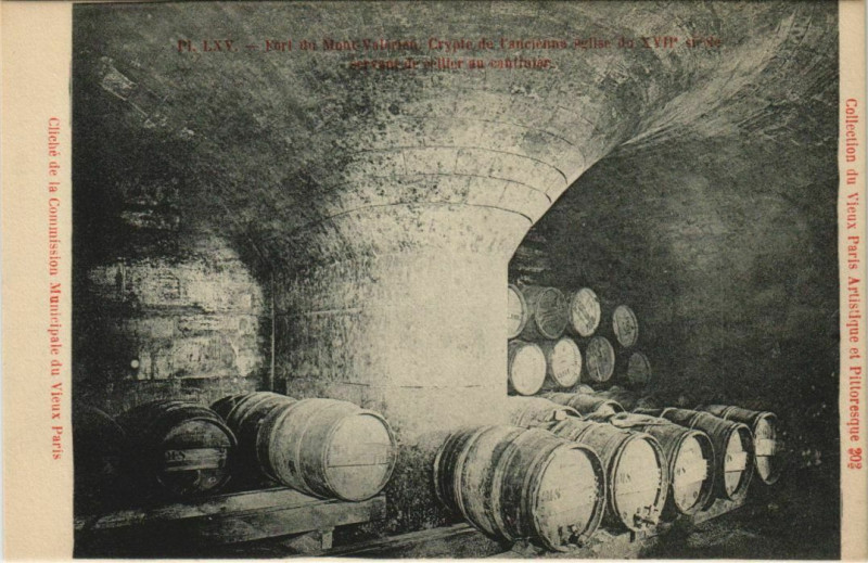 Carte postale ancienne Paris 16e Fort de Mont-Valérien à Suresnes