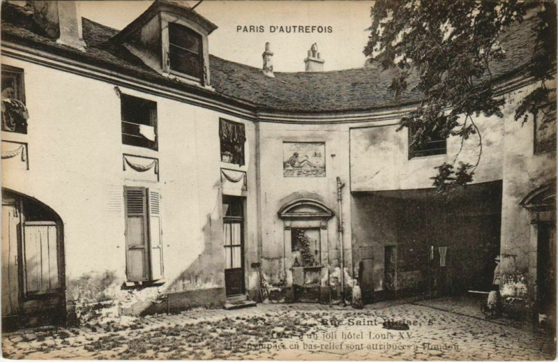 Carte postale ancienne Rue Saint-Blaise, 5 à Paris 20e