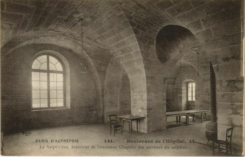 Carte postale ancienne Paris 13e 47, Bd de l'Hopital La Salpetriere à Paris 13e