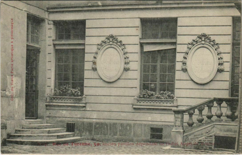 Carte postale ancienne Paris 3e 59, rue de Turenne à Paris 3e
