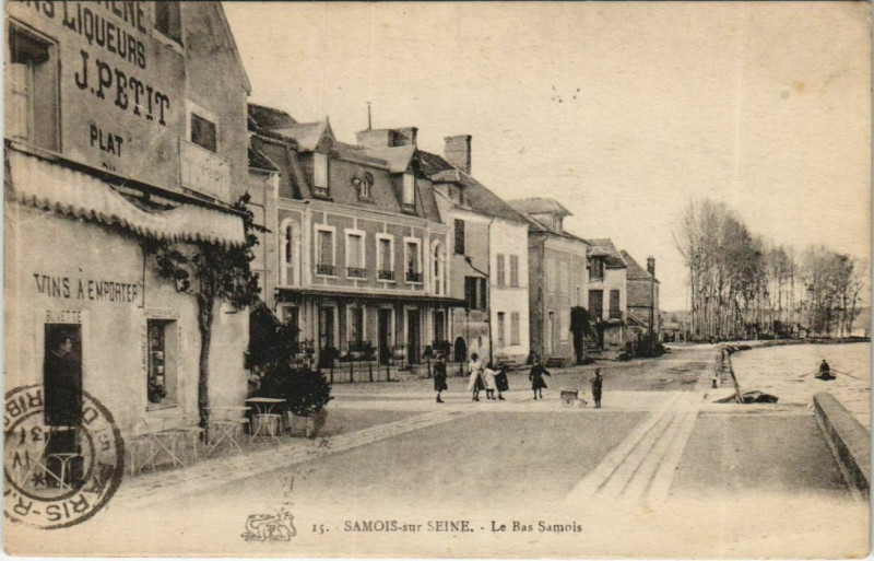 Carte postale ancienne Samois-Sur-Seine Le Bas-Smaois à Samois-sur-Seine
