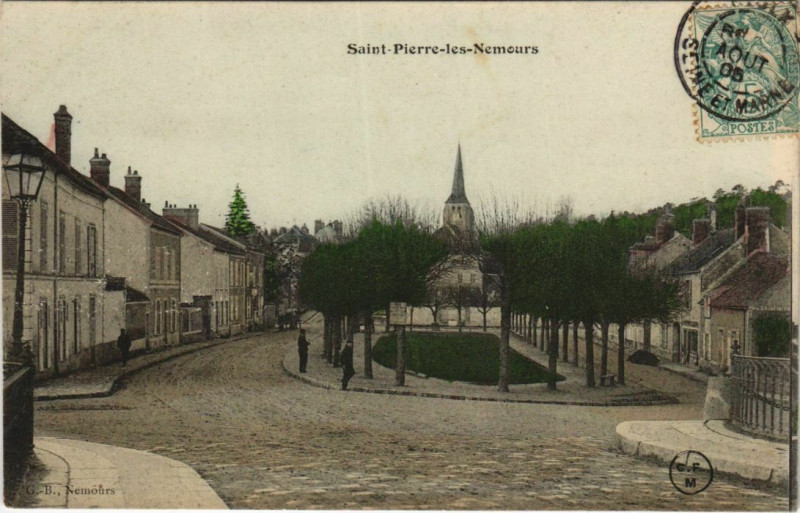 Carte postale ancienne Saint-Pierre-Les-Nemours à Nemours