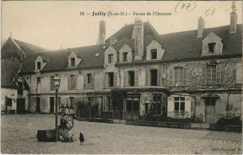 Carte postale ancienne Juilly Ferme de l'Oratoire à Juilly