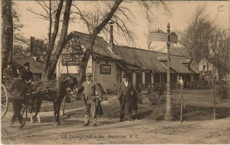 Carte postale ancienne Le Touquet Balneum