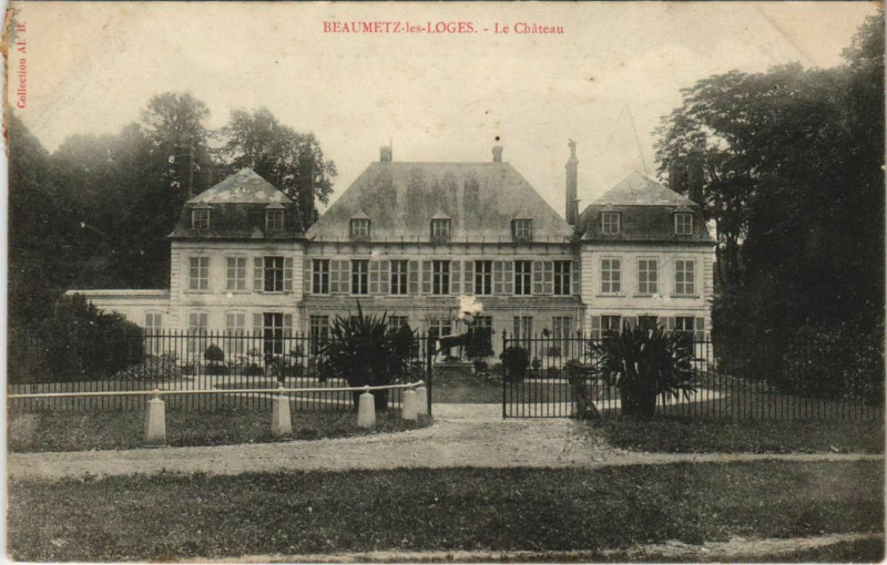 Carte postale ancienne Beaumetz-Les-Loges Le Chateau