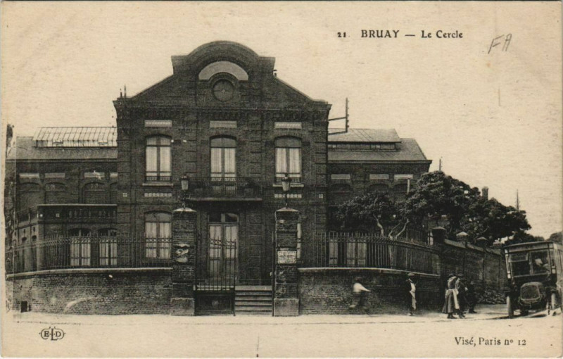 Carte postale ancienne Bruay Le Cercle