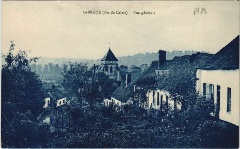 Carte postale ancienne Labroye Vue générale à Labroye