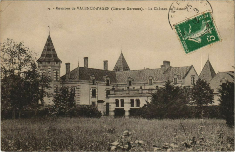 Carte postale ancienne Le Chateau de Lastours