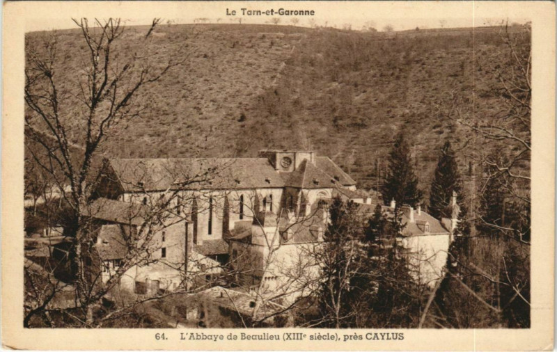 Carte postale ancienne Beaulieu abbaye