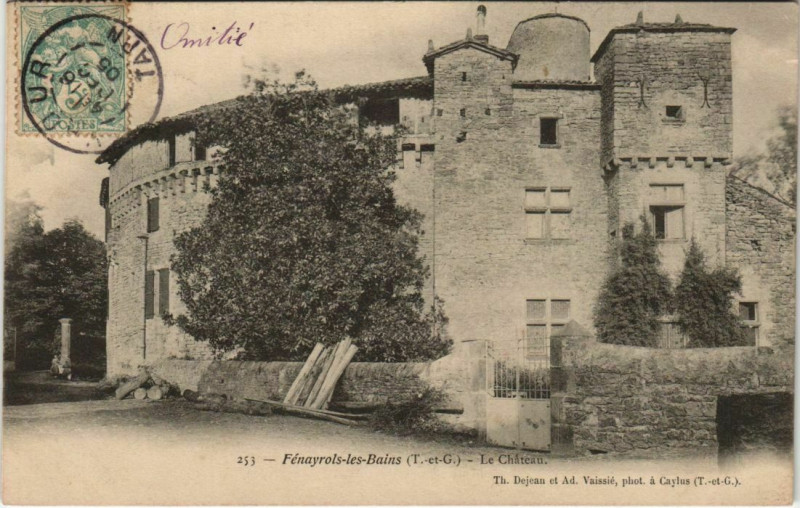 Carte postale ancienne Fenayrols-Les-Bains Le Chateau