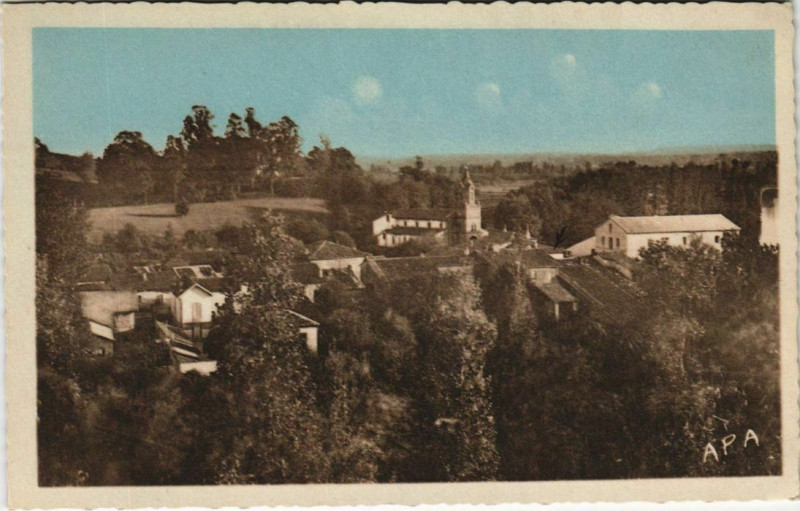 Carte postale ancienne Loubejac Vue générale