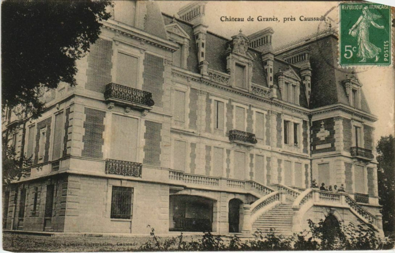 Carte postale ancienne Chateau de Granes