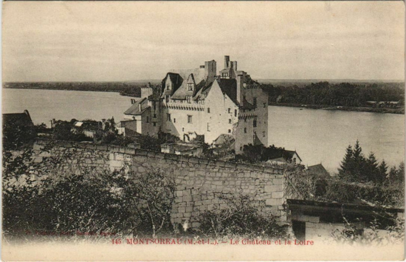 Carte postale ancienne Montsoreau Le Chateau à Montsoreau