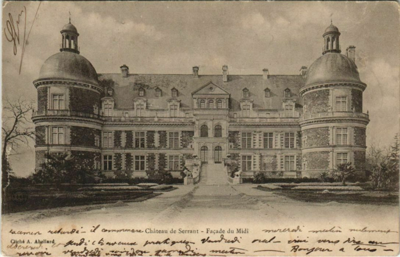 Carte postale ancienne Chateau de Serrant Facade du Midi