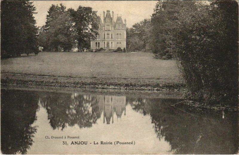 Carte postale ancienne Pouance La Roirie