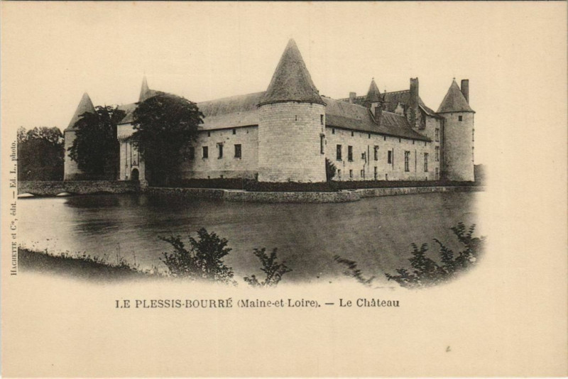 Carte postale ancienne Le Plessis-Bourre Le Chateau