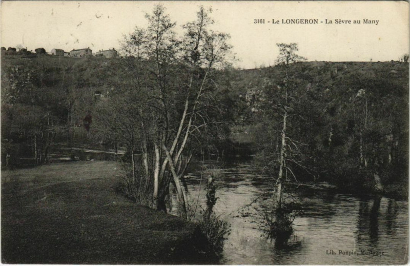 Carte postale ancienne Le Longeron La Sevre au many