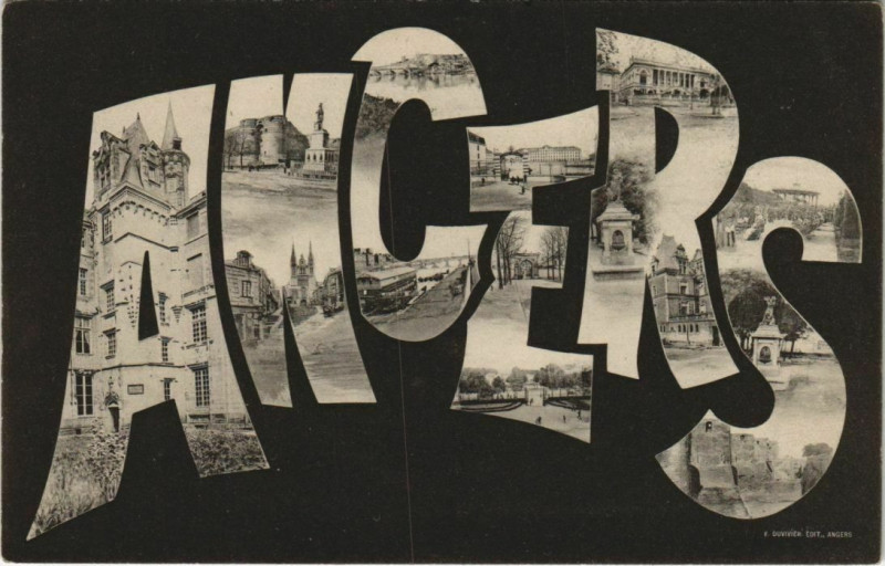 Carte postale ancienne Angers à Angers