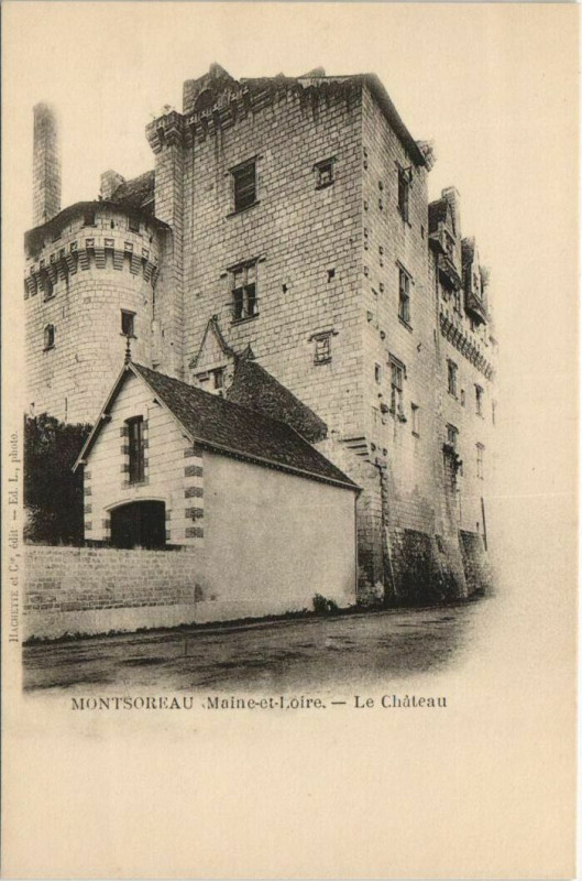 Carte postale ancienne Montsoreau Le Chateau à Montsoreau