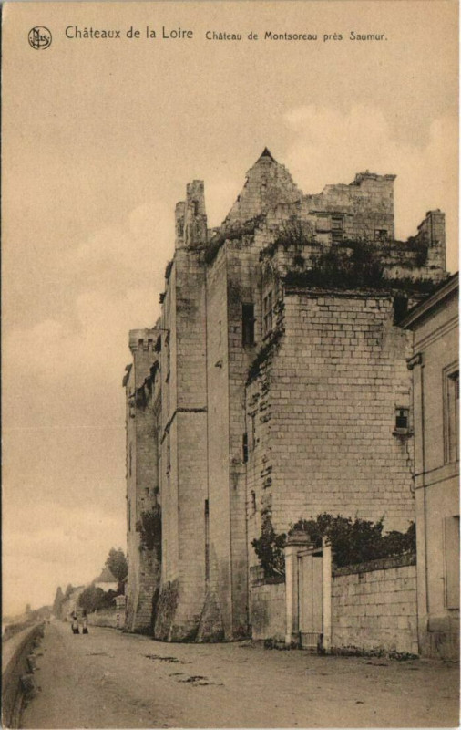Carte postale ancienne Montsoreau Le Chateau à Montsoreau