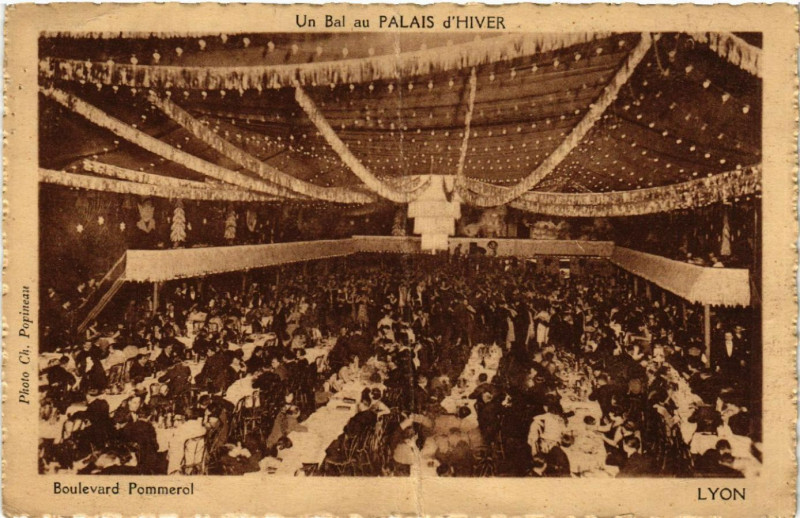 Carte postale ancienne Lyon - Boulevard Pommerol à Lyon