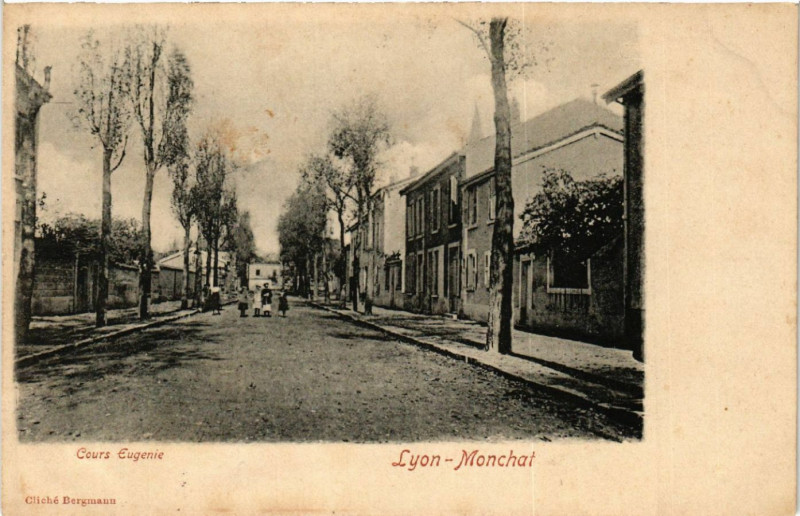 Carte postale ancienne Lyon Monchat à Lyon