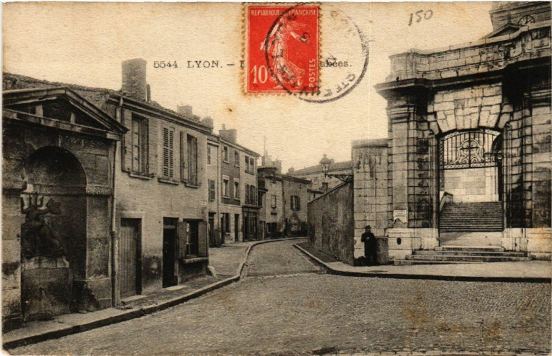 Carte postale ancienne Lyon à Lyon