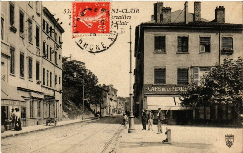 Carte postale ancienne Lyon Saint-Clair à Lyon