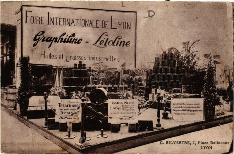 Carte postale ancienne Foire Internationale de Lyon - Letoline à Lyon