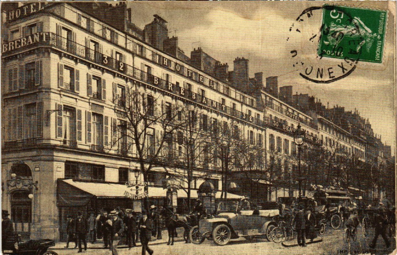 Carte postale ancienne Lyon - Hotel Brebant à Lyon