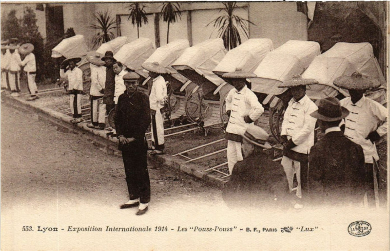 Carte postale ancienne Lyon - Expo Internaitonale à Lyon
