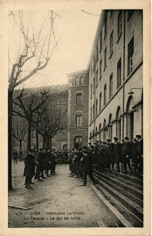 Carte postale ancienne Lyon - Inst. Leidrade à Lyon