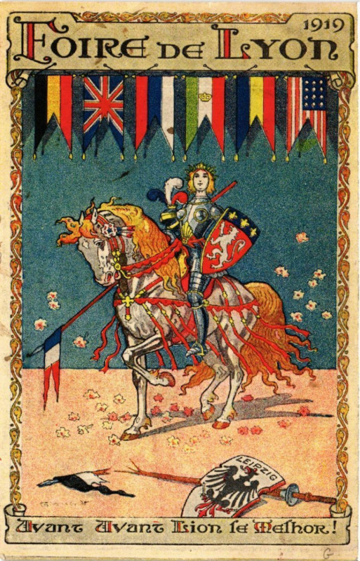 Carte postale ancienne Foire de Lyon à Lyon