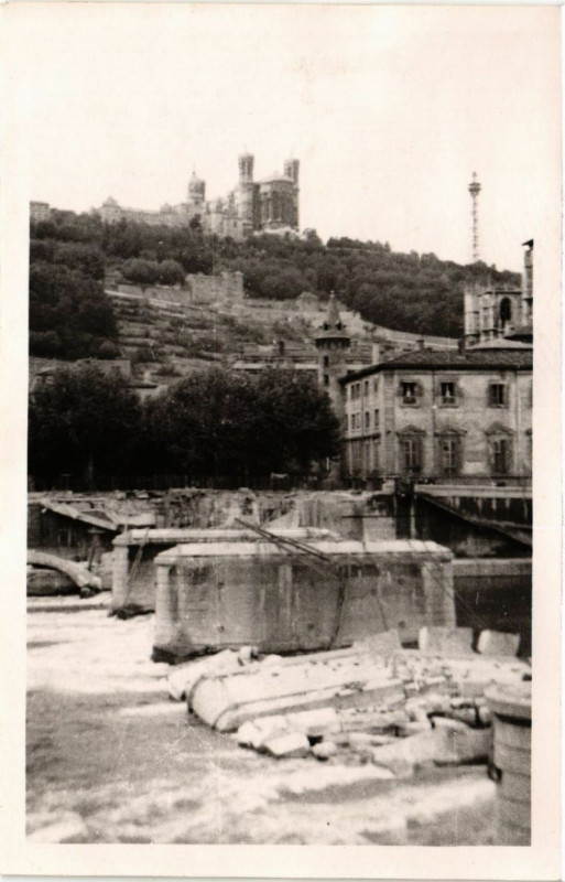 Carte postale ancienne Lyon à Lyon